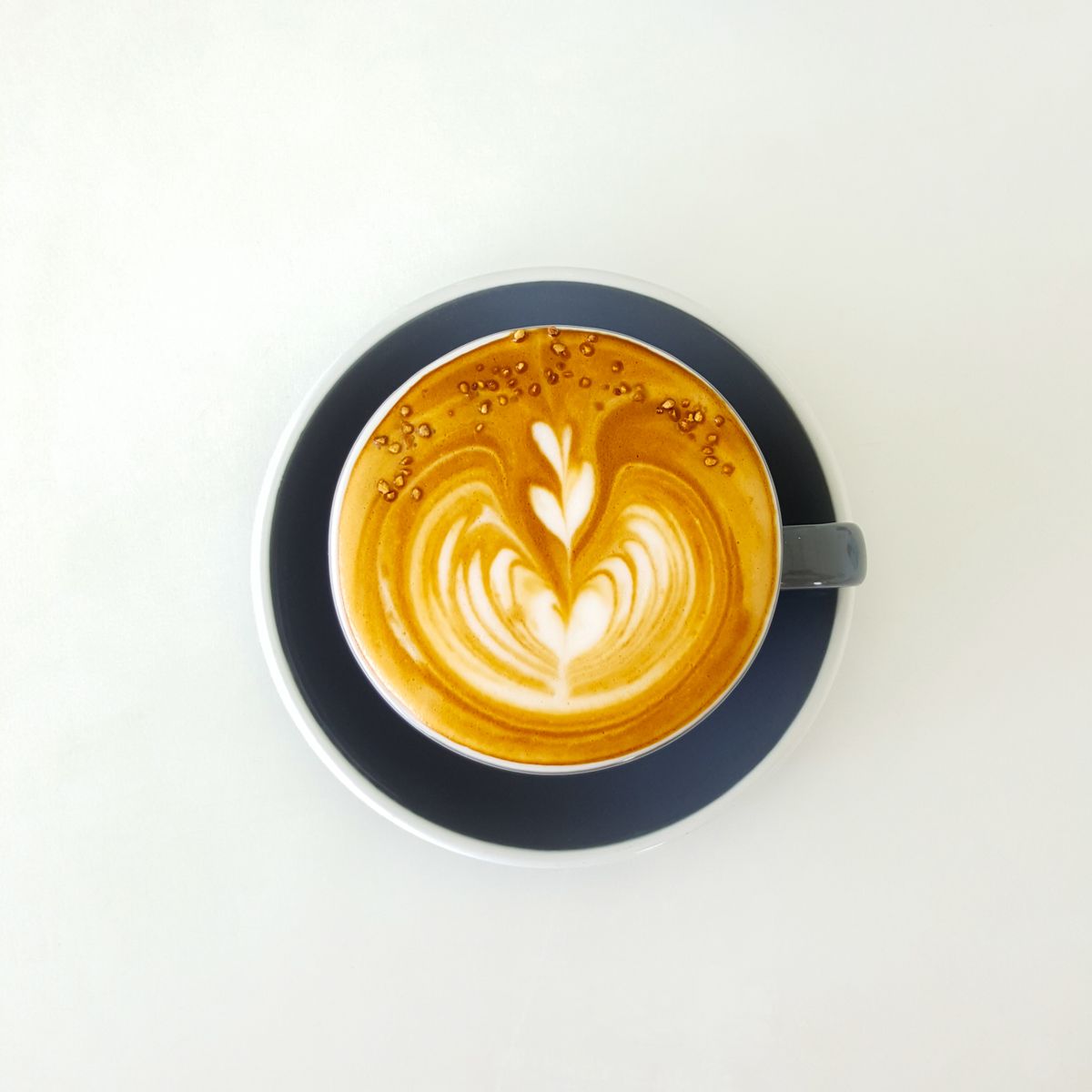 Pieza de ejemplo para una cafetería: latte art